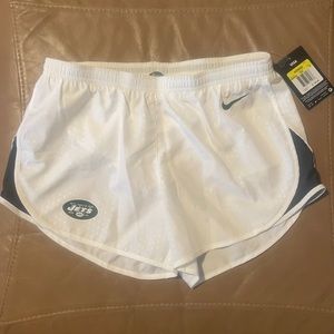 NIKE NFL- NY Jets White Dri-Fit Shorts- Size S